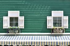 Dual Window Of Decorated Architecture Stock Image Dual Window Of Decorated Architecture Stock Image