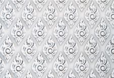 Thai Art Pattern On A Wall In A Thai Temple Royalty Free Stock Photography Thai Art Pattern On A Wall In A Thai Temple Royalty Free Stock Photography