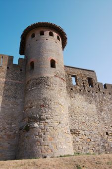 Walls Of Carcassonne Royalty Free Stock Photography