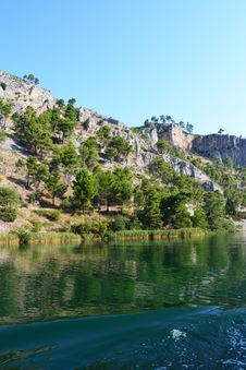 Mountainous Landscape Crossed By The River Stock Photo Mountainous Landscape Crossed By The River Stock Photo