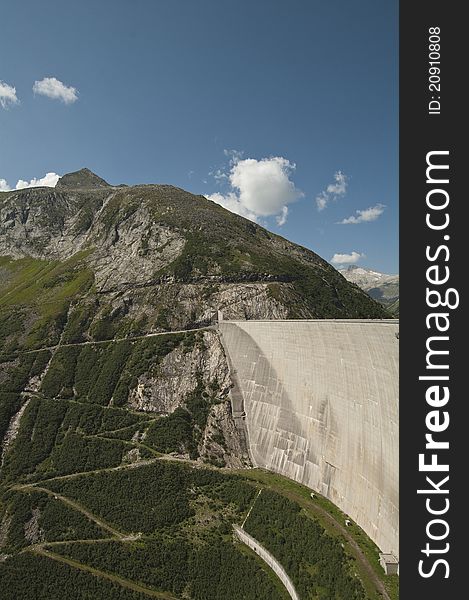 Dam of the Maltatal, Carinthia, Austria