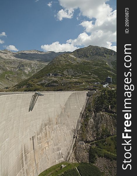 Dam of the Maltatal, Carinthia, Austria