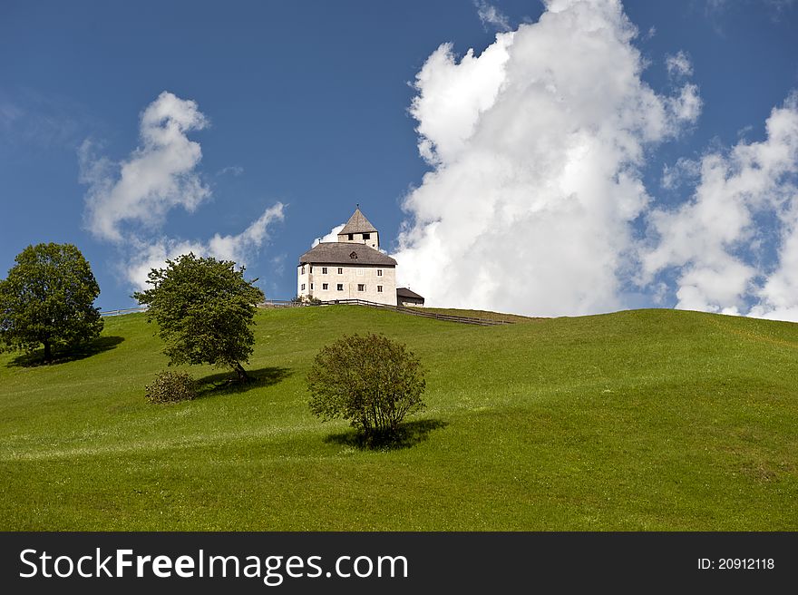 The church of St. Martin in the South Tyrol in Italy