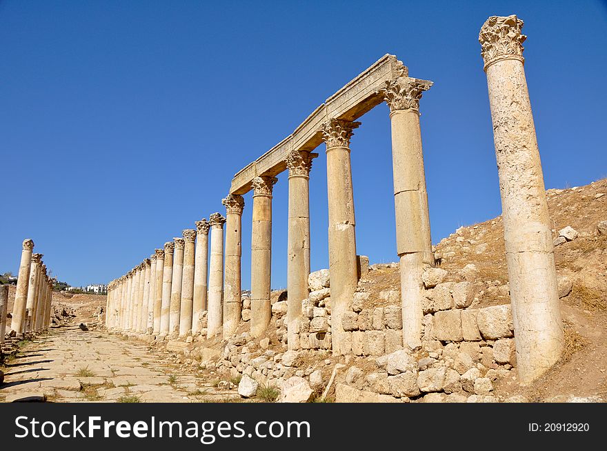 First Cross Street, Jerash