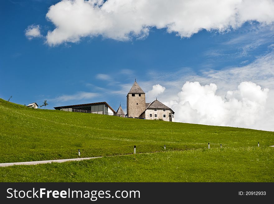 The church of St. Martin in the South Tyrol in Italy