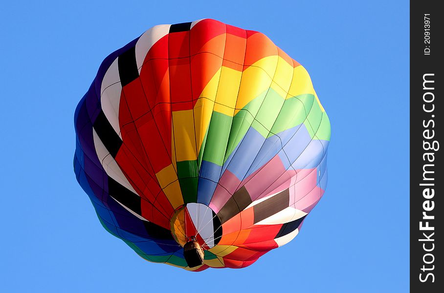 Hot Air Balloon In Flight