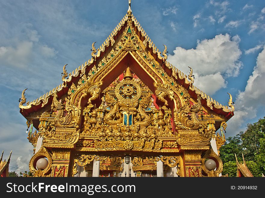 Churches of Buddhism. Most of the Thai pattern style. The identity of the Buddhist. Churches of Buddhism. Most of the Thai pattern style. The identity of the Buddhist