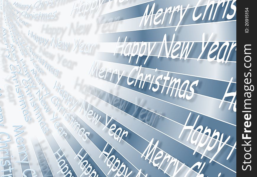 Background with written wishes for Christmas and new year. Background with written wishes for Christmas and new year