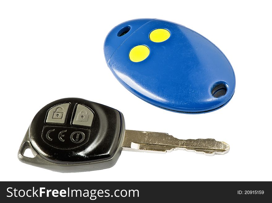 Car key and remote electric gate