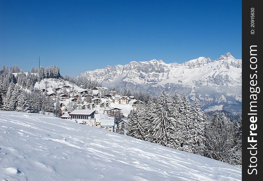 Winter In Alps