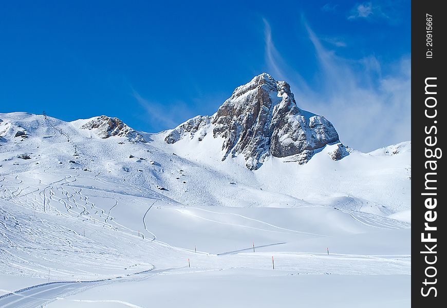 Winter In Alps