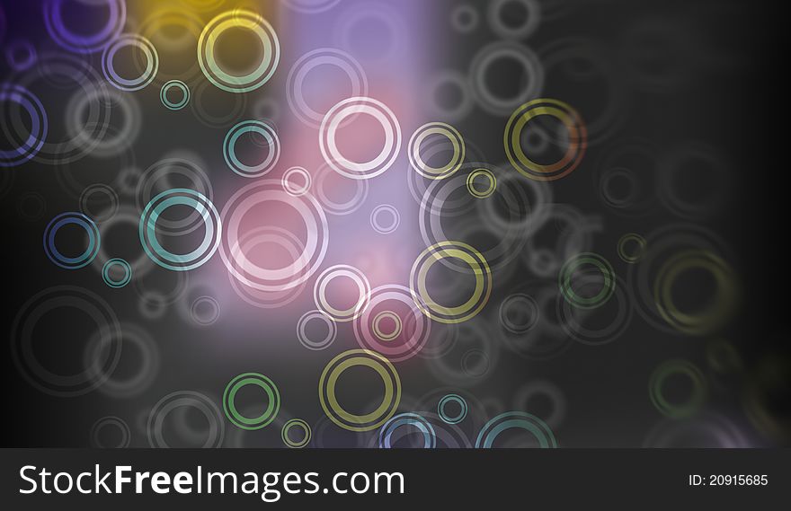 Colorful abstract circles bright background. Colorful abstract circles bright background