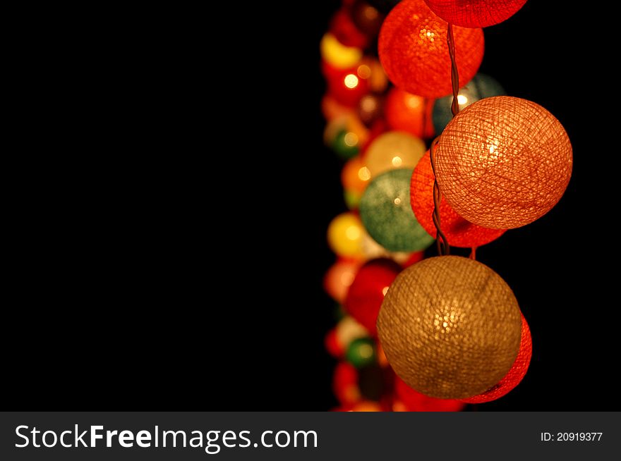 Decoration of lantern in Loi Kratong festival, Chiangmai, Thailand. Decoration of lantern in Loi Kratong festival, Chiangmai, Thailand