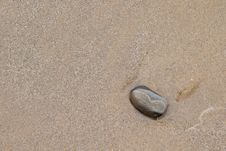 Pebble On The Beach Stock Image