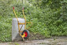 Wheelbarrow Royalty Free Stock Photography Wheelbarrow Royalty Free Stock Photography