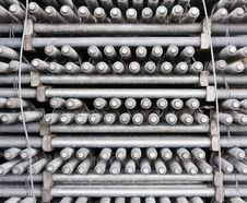 Many Layers Of Machine Bolts Royalty Free Stock Image Many Layers Of Machine Bolts Royalty Free Stock Image