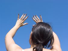 Hands To The Sky ... Royalty Free Stock Photography