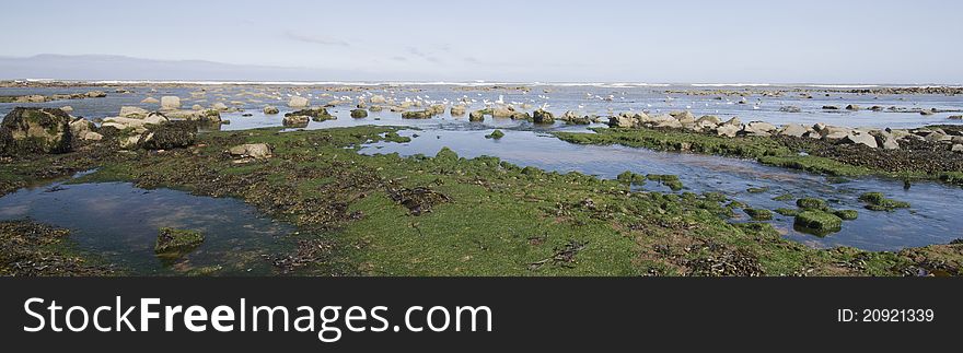 Scarborough north bay and Coastline in yrkshire England