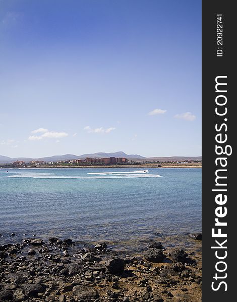 Fuerteventura Canary Islands spain a beautiful Coastline view