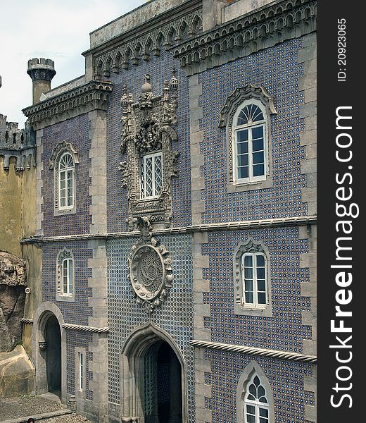 Pena Palace in Sintra, Portugal. Pena Palace in Sintra, Portugal