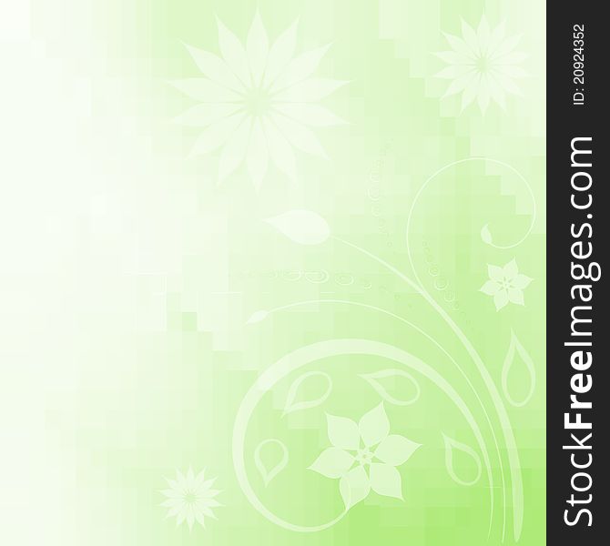 Beautiful floral background. Vector image