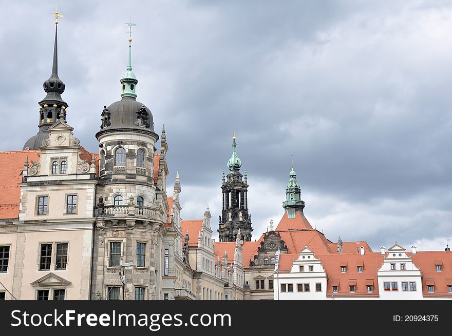 Ancient city of Dresden (Germany)