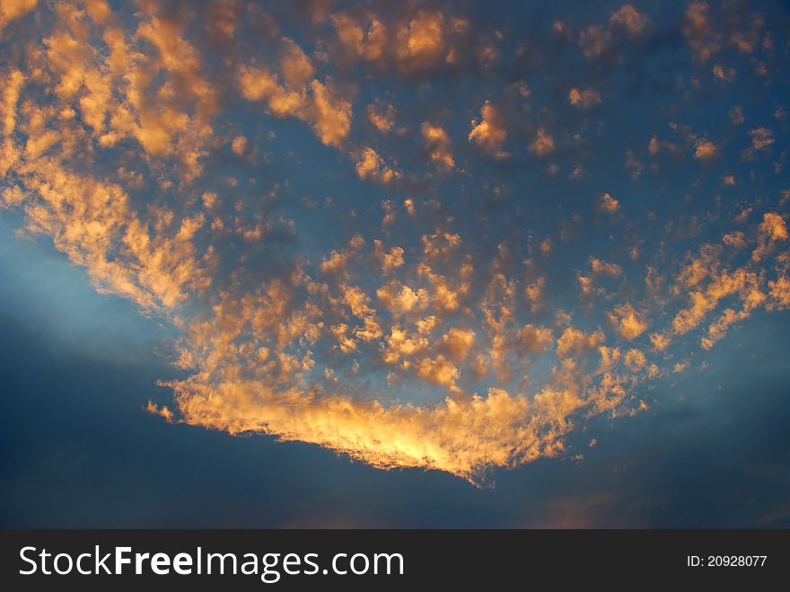 Cloud And Sunset