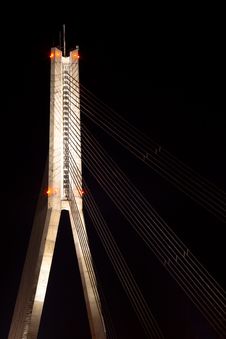 Cable-stayed Bridge Royalty Free Stock Photos