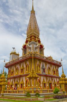 Church In Thai Temple Royalty Free Stock Photography