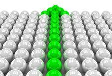3d Leader Concept. White Background Stock Photography 3d Leader Concept. White Background Stock Photography