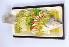 Spicy Steamed Fish Stock Photo Spicy Steamed Fish Stock Photo