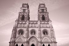 Sante Croix Cathedral, Orleans Stock Photography Sante Croix Cathedral, Orleans Stock Photography