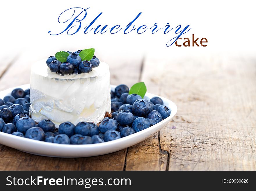 Blueberry cheesecake