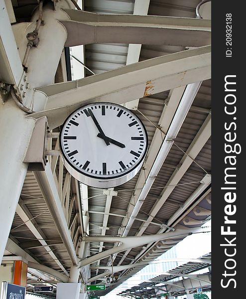 THE Clock On the train