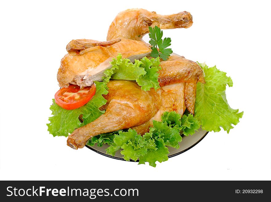 Grilled Chicken With Fresh Vegetables