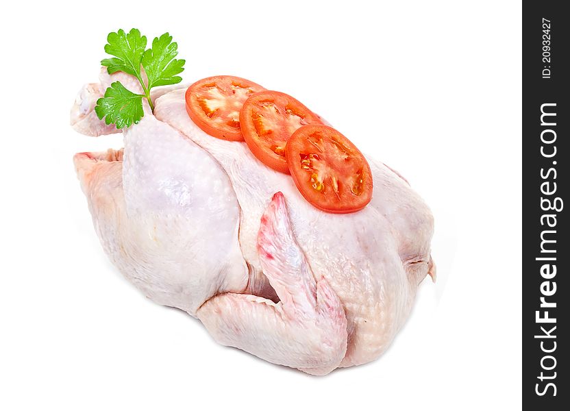 Raw chicken