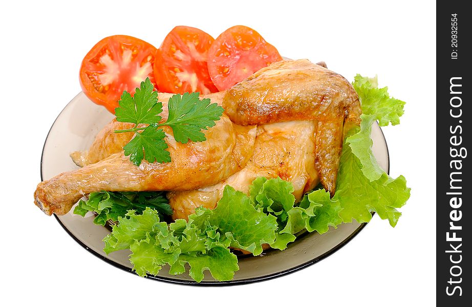 Grilled Chicken With Fresh Vegetables