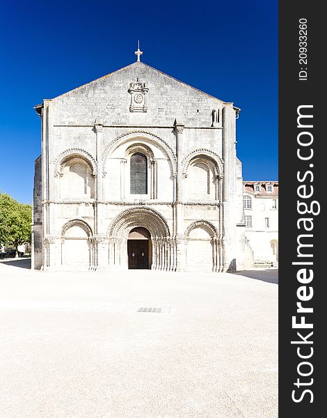 Aux Dame Abbey, Saintes, Poitou-Charentes, France. Aux Dame Abbey, Saintes, Poitou-Charentes, France