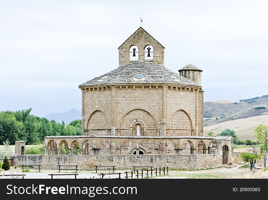 Church of Saint Mary of Eunate on the Road to Santiago de Compostela, Navarre, Spain