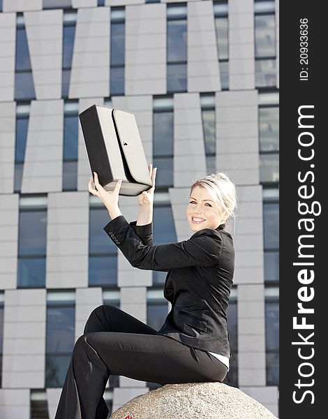 Businesswoman With A Briefcase