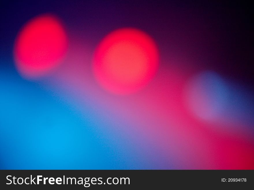 Abstract lights, colorful lights in a concert stage