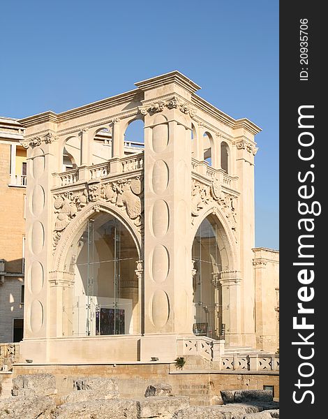 The Sedile (Seat) palace in Lecce, Apulia