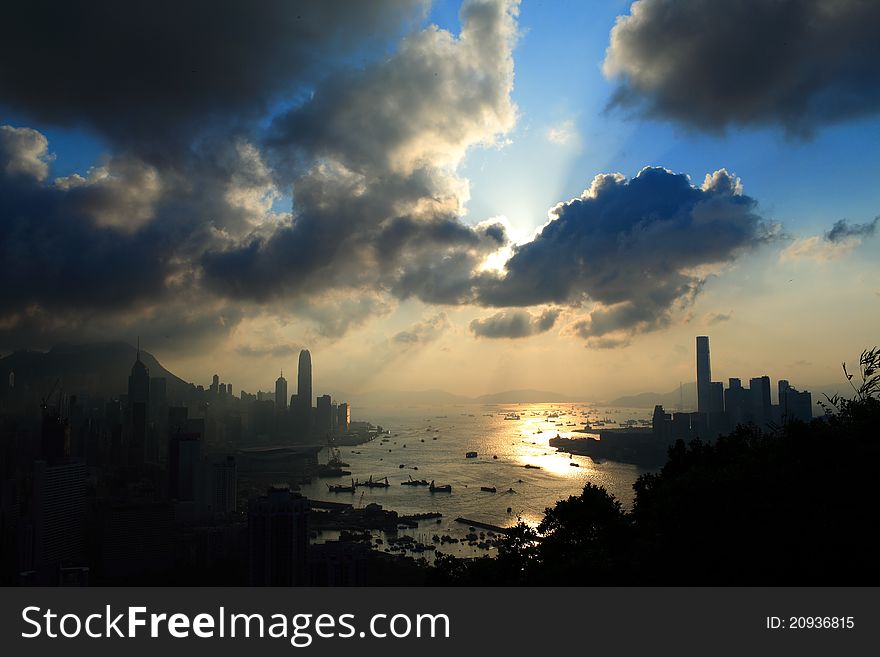 Hong Kong Cloudy Sky