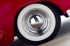 White Wall Tire Stock Photography