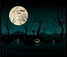 Halloween Cemetery Background Royalty Free Stock Image Halloween Cemetery Background Royalty Free Stock Image