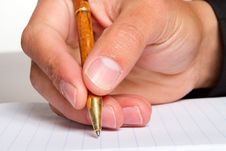 Pen In Hand Stock Images Pen In Hand Stock Images