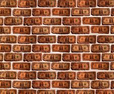 Free Wall With Dollar Royalty Free Stock Image - 20947416
