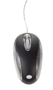 Computer Mouse On White Stock Images