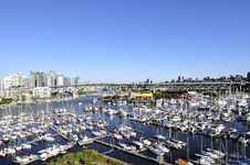 Marina In The Heart Of Vancouver Royalty Free Stock Images Marina In The Heart Of Vancouver Royalty Free Stock Images