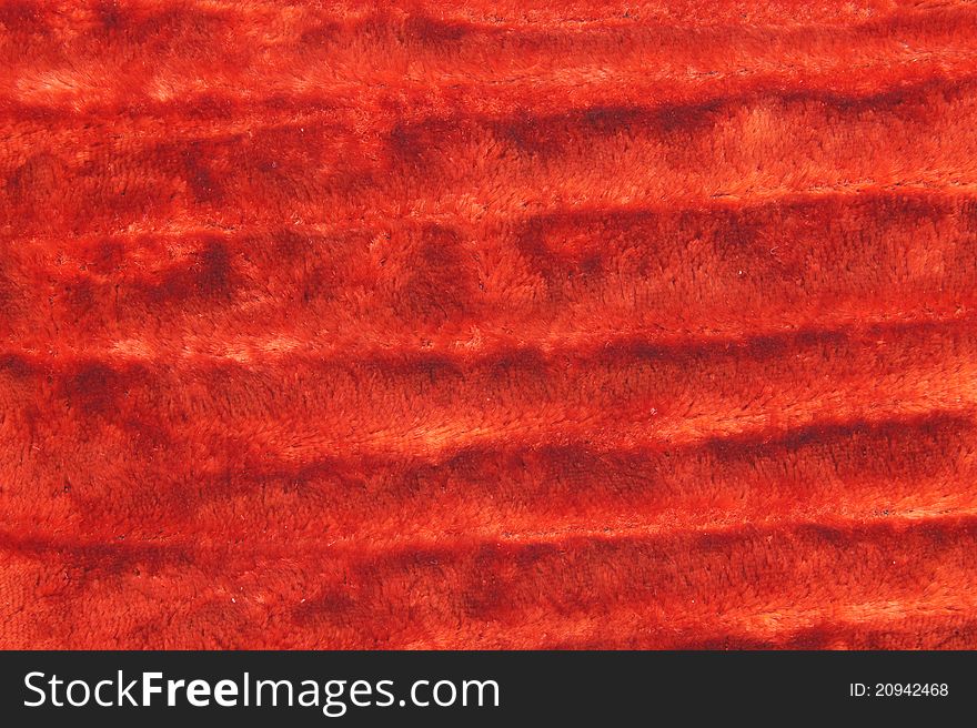 Red background made from velvet cloth